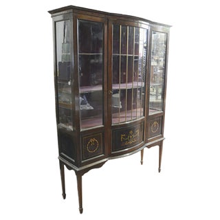 Antique Victorian Mahogany Cabinet For Sale