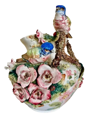 Porcelain Vase with Birds