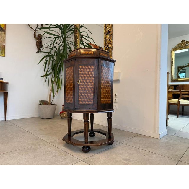 Antique Biedermeier Inlaid Bar For Sale - Image 17 of 18