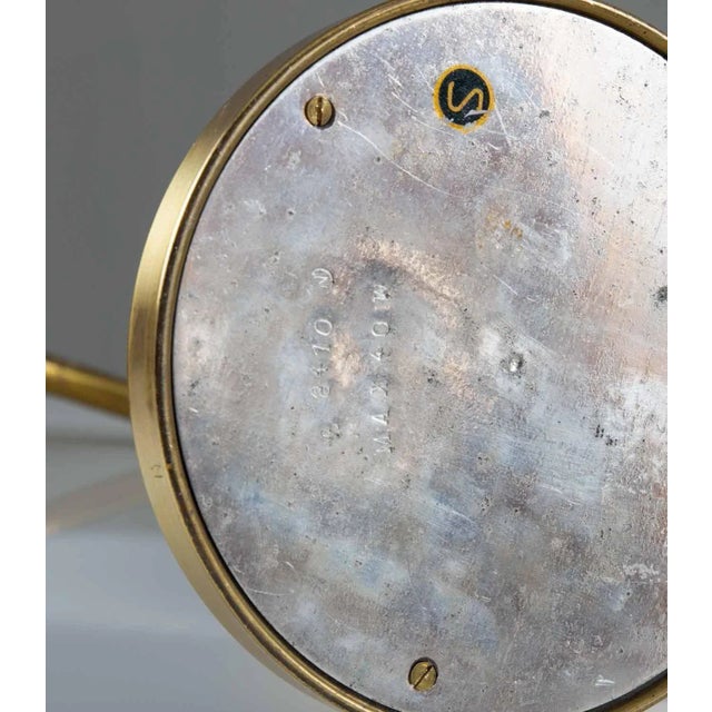 Mid-Century Swedish Table Lamp in Perforated Brass from Boréns For Sale - Image 9 of 10