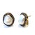 Baroque Bochic “Capri” Vintage Multi Sapphire & Pearl Earrings Set In 18K Gold & Silver For Sale - Image 3 of 9