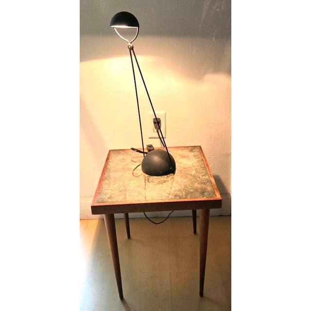 Stefano Cevoli 1980s Stefano Cevoli "Meridiana" Black Desk Lamp Designed by Paolo Piva For Sale - Image 4 of 9