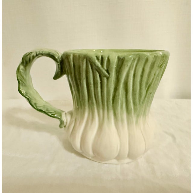 Late 20th Century Chic Vintage 1988 Fitz and Floyd Harvest Vegetable Mugs - Set of 4 For Sale - Image 5 of 9