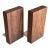 Mid-Century Walnut Wood Book Ends For Sale