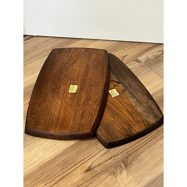 Set of Vintage Mid-Century Modern Serving Trays For Sale In New York - Image 6 of 8