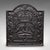 1900 - 1909 Antique Fireplace Hearth Set, English, Cast Iron, Fire Back, Grate, Victorian For Sale - Image 5 of 12