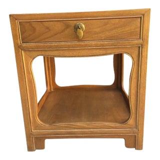 Mid-Century Michael Taylor for Baker "Far East" Chinoiserie Nightstand or End Table For Sale