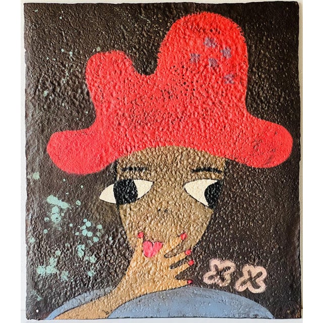 Elvira VI, Painting on Metal For Sale - Image 3 of 16