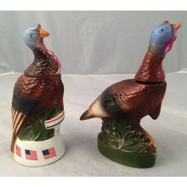 Mini Mid 20th Century Wild Turkey Decanters- Set of 8 For Sale In Austin - Image 6 of 11