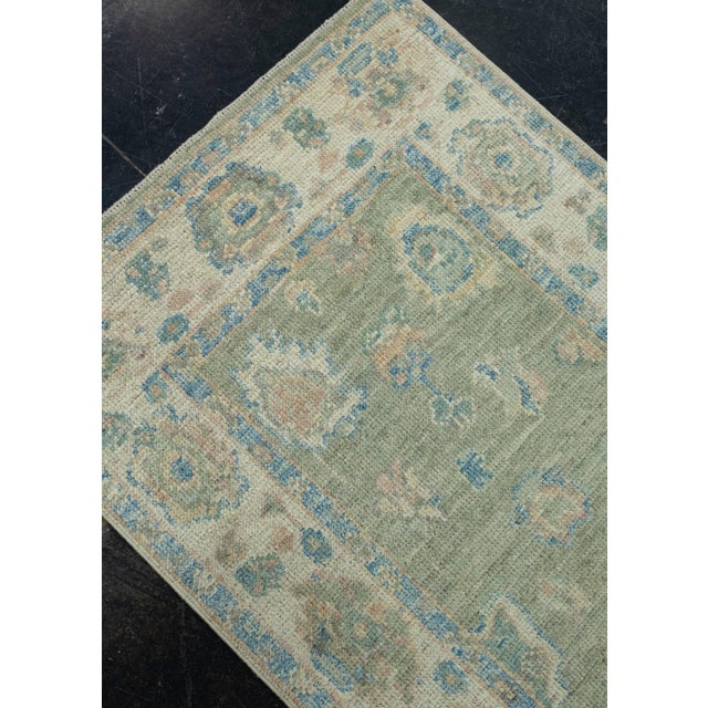 Early 21st Century Turkish Oushak Runner Rug 2'9" x 11'9" #17791 For Sale - Image 5 of 8