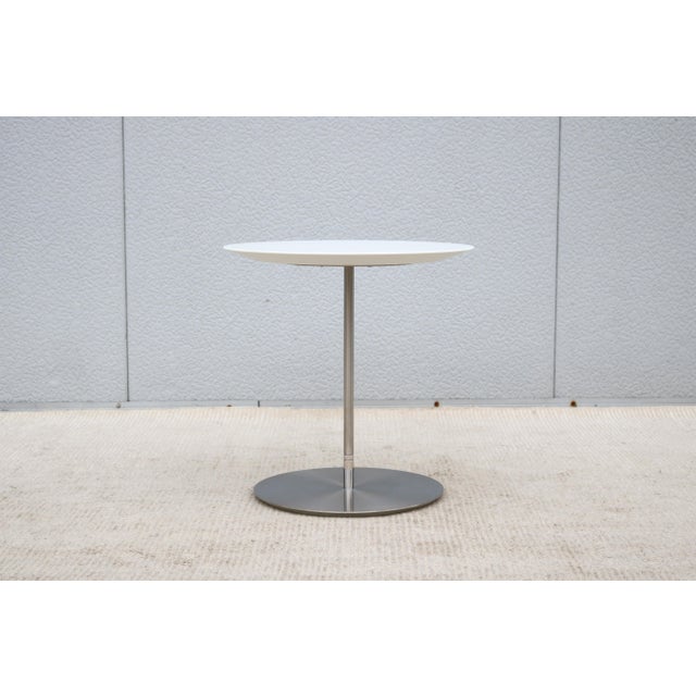 Bernhardt Minimalist Jephson Robb for Bernhardt Design Quiet Round Occasional Side Table For Sale - Image 4 of 18