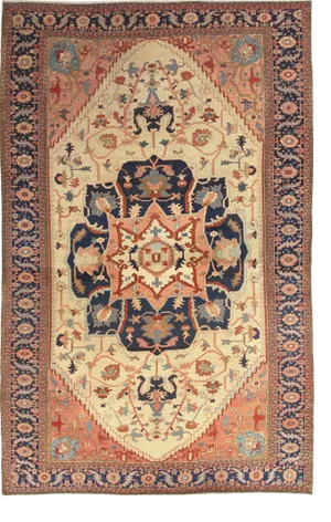 Late 19th Century Antique Persian Serapi Rug 11'6"x17'9"
