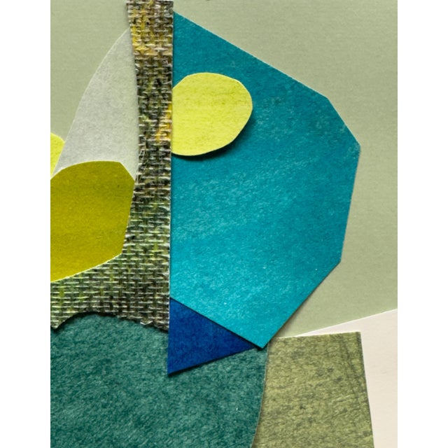 2020s "Petal 7" Original Mixed-Media Collage on Paper by Zac Woodiel For Sale - Image 5 of 11