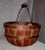 Offered here is an Early 1900’s New England “Apple” Gathering Basket. The sturdy bentwood, oak splint basket has a hefty...