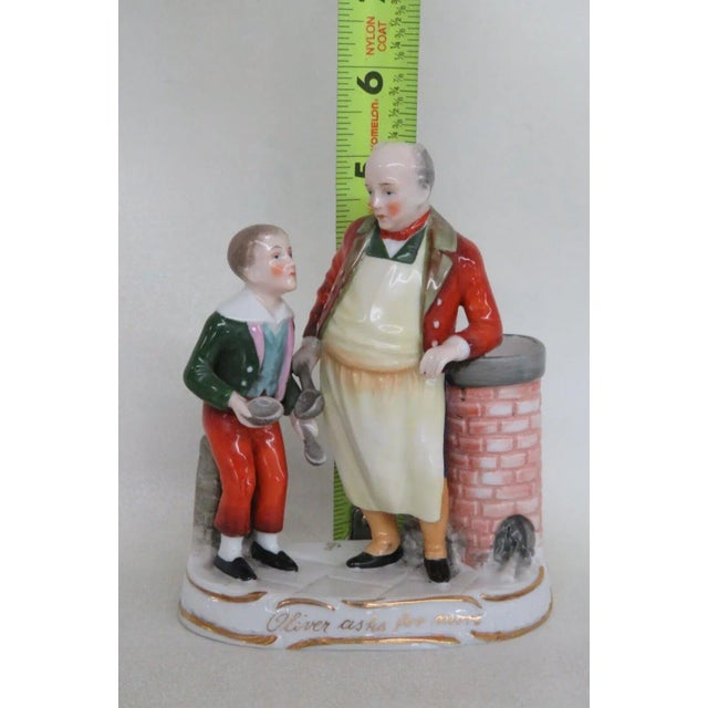 Ceramic Samson Porcelain Oliver Twist Asks for More Charles Dickens Figurine For Sale - Image 7 of 12
