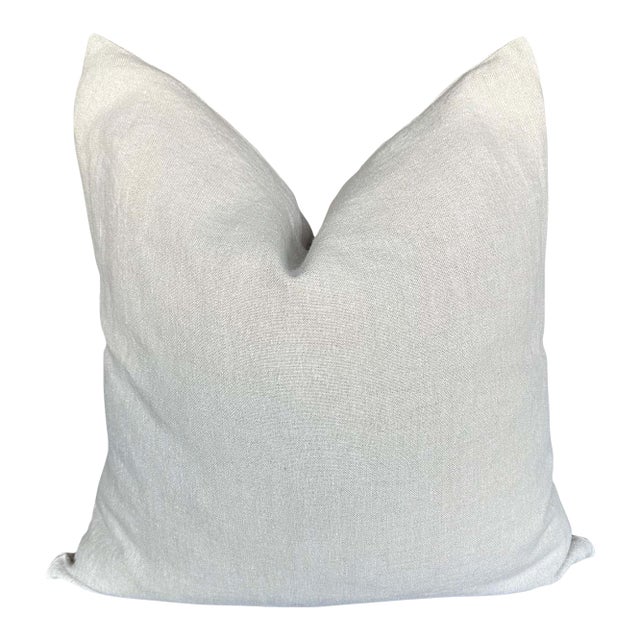 Belgian Linen Pillow With Insert For Sale