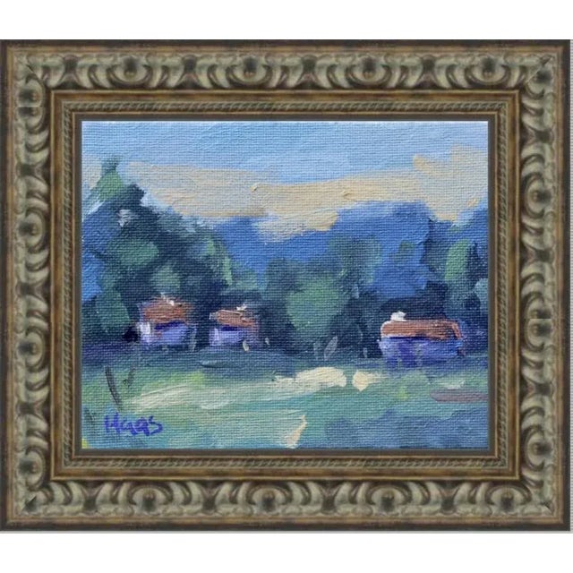 2020s Contemporary Impressionist Oil Landscape Original For Sale - Image 5 of 5