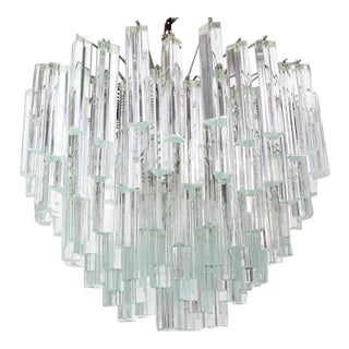 Mid-Century Modern Round Camer Chandelier For Sale