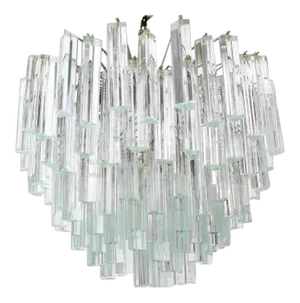 Mid-Century Modern Round Camer Chandelier