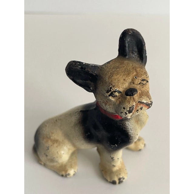 Antique Hubley French Bulldog Dog For Sale - Image 9 of 10