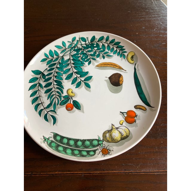 Piero Fornasetti Vegetable Face Plates- Set of 6 For Sale In Detroit - Image 6 of 11
