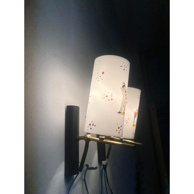 Vintage Wall Lights, 1970, Set of 2 For Sale - Image 4 of 12