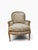 Wood Wesley Hall Louis XVI Style Upholstered Bergère Chair For Sale - Image 7 of 14