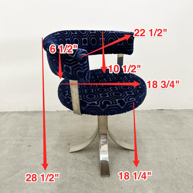 Vintage 1970s Osvaldo Borsani Set of 6 Dining Chairs For Sale - Image 10 of 11