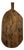 Contemporary Large Oval Breadboard Made From Antique Reclaimed Wood For Sale