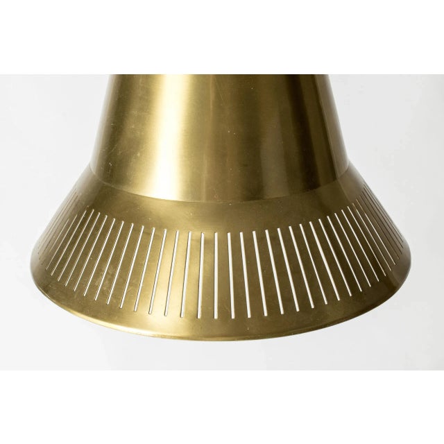 Hans Bergström Mid-Century Brass Pendant Light by Hans Bergström, 1950s For Sale - Image 4 of 8