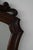 Brown 19th Century France Brown Wood Mirror For Sale - Image 8 of 10