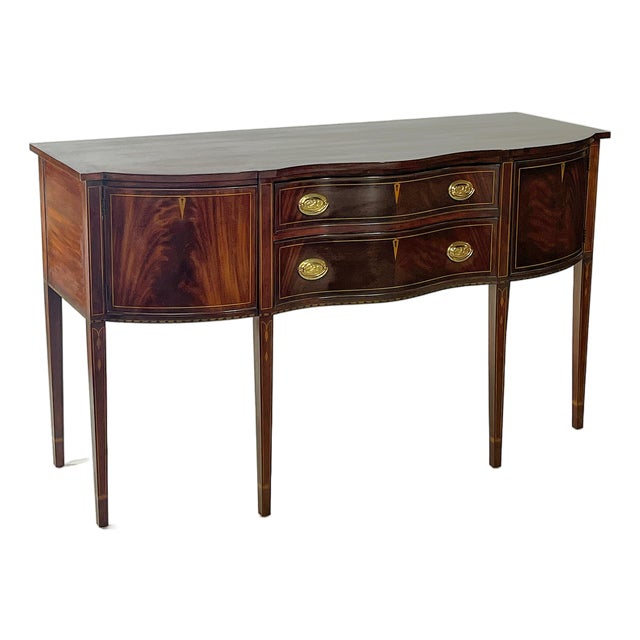 Henkel Harris Inlaid Mahogany Federal Style Sideboard For Sale