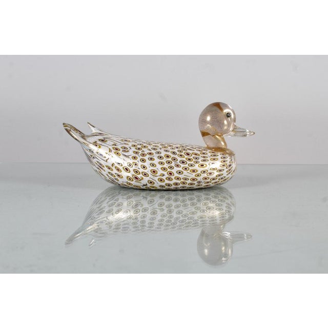 Murano Glass Duck attributed to A. Barbini, Italy, 1960s For Sale - Image 6 of 15
