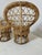 1950s Vintage Italian Wicker Living Room Set Models, 1950s, Set of 4 For Sale - Image 5 of 10