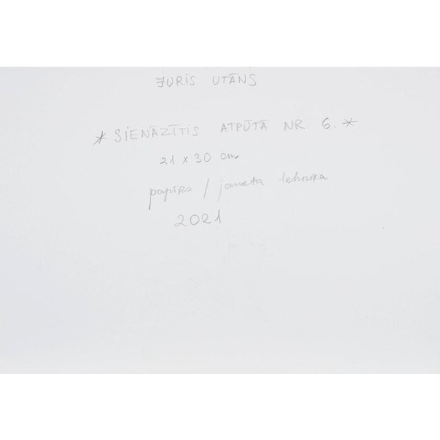 Juris Utans, Grasshopper at Rest VI 2021, Mixed Media and Paper, in Very Good conditions. Designed from 2000 I have...