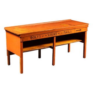 Vintage Industrial Hardware Store Counter For Sale
