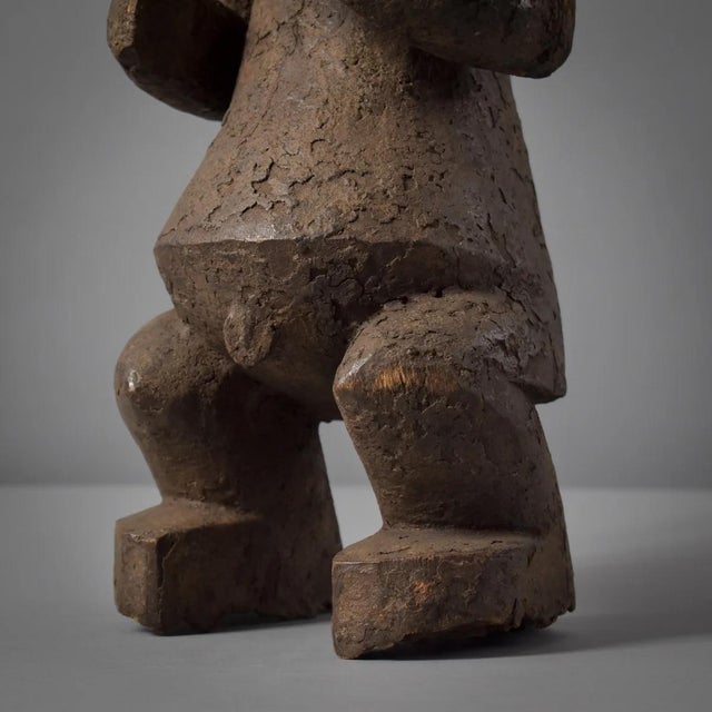 Wood Early 20th Century Mambila Guardian Figure Tadep Cameroon For Sale - Image 7 of 14