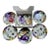 1990s Limoges "Alahambra" Cocktail Plates - Boxed Set of 6 For Sale