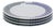 Ribbon Porcelain Dinner Plates, Set of 4 For Sale