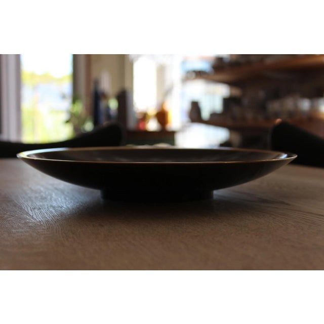 Large and Heavy Art Deco Danish Decorative Low Bowl in Bronze by Just Andersen, 1930s For Sale - Image 6 of 13