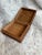Mid 20th Century Hand Carved Wood Box With Brass Inlay For Sale - Image 5 of 12