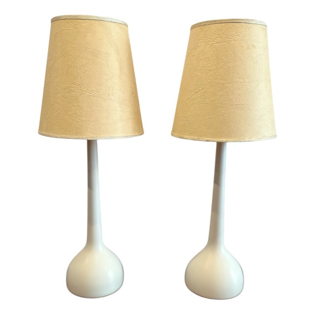 Scandinavian Modern B44 Table Lamps in Wood by Hans-Agne Jakobssen for AB Markaryd, Sweden, 1960s, Set of 2 For Sale