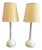 Scandinavian Modern B44 Table Lamps in Wood by Hans-Agne Jakobssen for AB Markaryd, Sweden, 1960s, Set of 2 For Sale