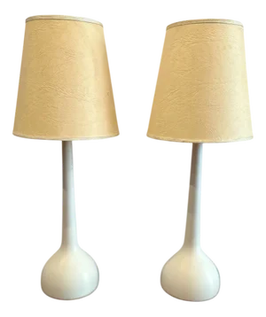 Scandinavian Modern B44 Table Lamps in Wood by Hans-Agne Jakobssen for AB Markaryd, Sweden, 1960s, Set of 2