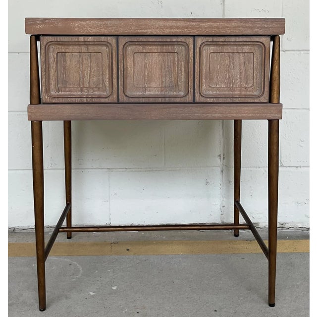 Contemporary Revelation Organic Modern Teak Brazil Nightstand/Side Table For Sale - Image 3 of 6