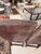 Set of 2 Leather Parson Chairs With Nailhead Trim For Sale - Image 6 of 13