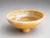 Honey Onyx Pedestal Bowl 10x10x5 | Handcrafted Natural Stone Decorative Centerpiece For Sale - Image 4 of 7