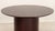 Modern Cherry Stained Round Dining Table, on pedestal base. 29.5" H x 48" Diameter.