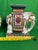 Mid 20th Century Pair of Polychrome Ceramic Elephant Plant Stands With Shou Medallions For Sale In Charlotte - Image 6 of 7