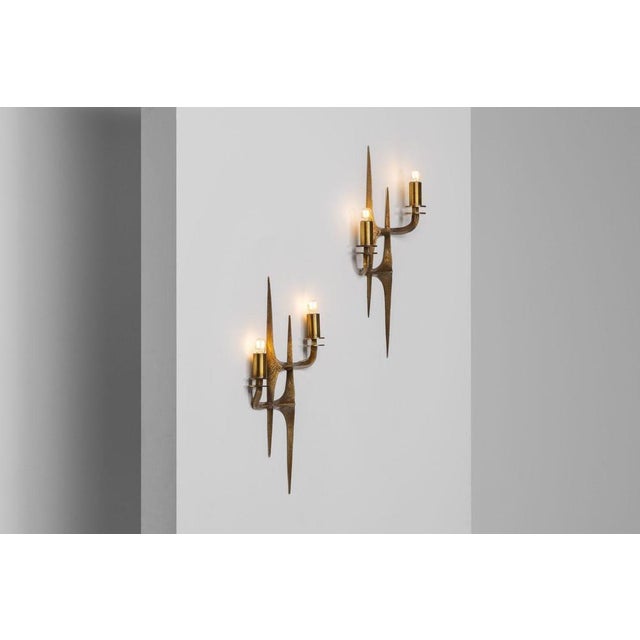 Sconces by Angelo Brotto for Esperia, Italy, 1970s, Set of 2 For Sale - Image 9 of 17
